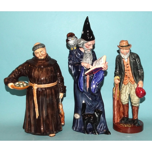 84 - A collection of six Royal Doulton figurines: 'Good King Wenceslas' HN2118, (small chip to crown), 'T... 