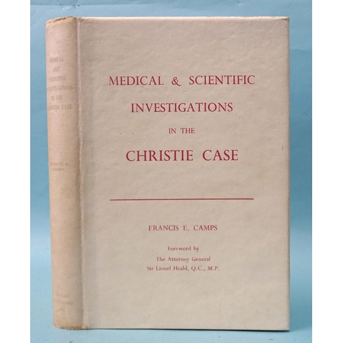 61 - Camps (Francis E), Medical and Scientific Investigations in The Christie Case, signed by author with... 