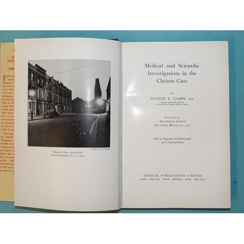 61 - Camps (Francis E), Medical and Scientific Investigations in The Christie Case, signed by author with... 