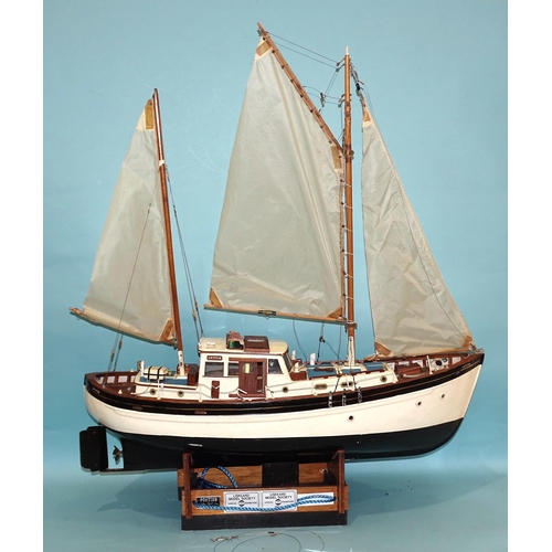 631 - A model of a ketch 