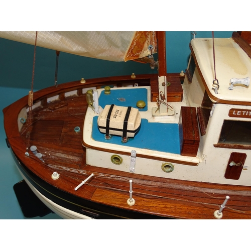 631 - A model of a ketch 