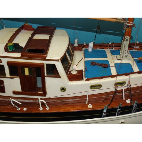 631 - A model of a ketch 