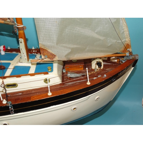 631 - A model of a ketch 