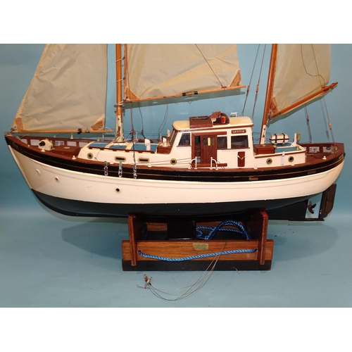 631 - A model of a ketch 