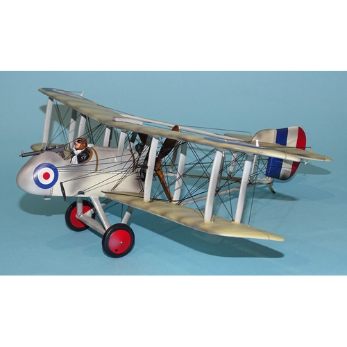 648 - A Thomas Gunn DH2 biplane 5929, Lt Aizelwood, with figure, (boxed).