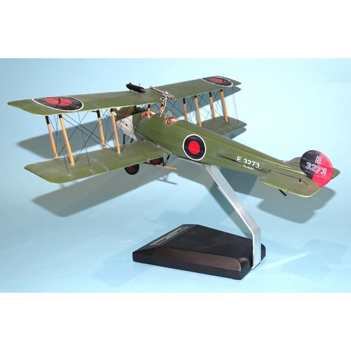 657 - A Thomas Gunn Avro 504 (Shuttleworth) Collection) biplane E.3273 PL/6019, on stand, (boxed).... 