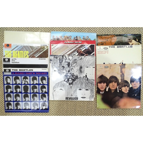 701 - The Beatles, a collection of ten LP's: 'The White Album' PMC 7067 Mono, top-opening with four photog... 