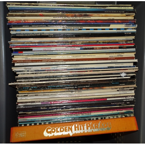 704 - A collection of approximately 120 LP records, (various genres of music).