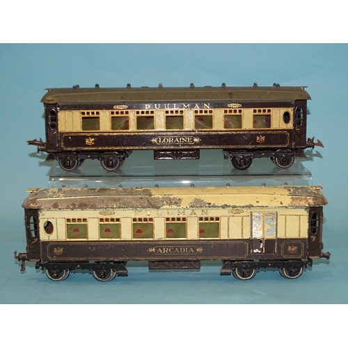 77 - Hornby O gauge, c1930 No.2/3 Special Pullman Coach 