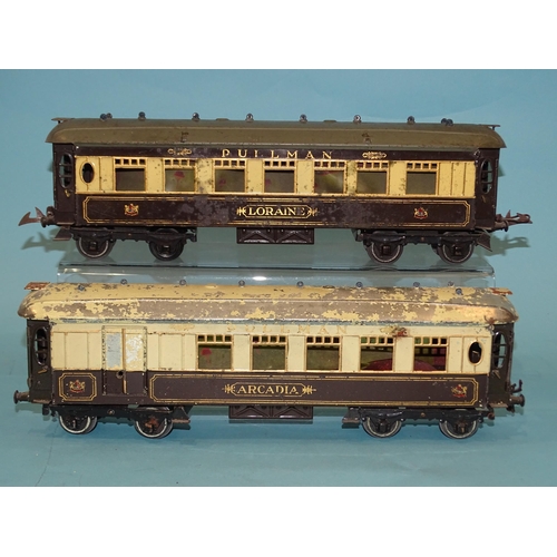 77 - Hornby O gauge, c1930 No.2/3 Special Pullman Coach 