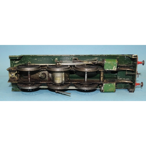 79 - O gauge, 2-6-0 SR locomotive and tender RN879, (a/f, no front bogie), together with a quantity of lo... 