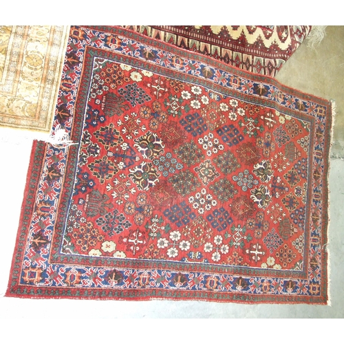 24 - Five modern Oriental rugs.