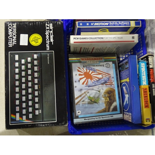 53 - A Sinclair ZX Spectrum, 48k RAM personal computer, with various games and software.