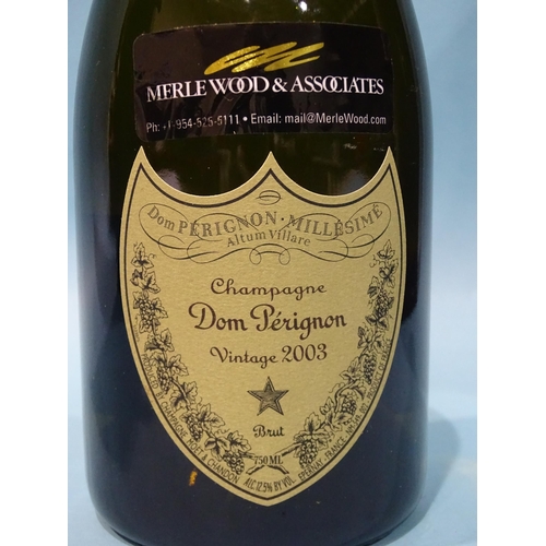 217 - Dom Perignon, Vintage 2003, 12.5% vol, 750ml, in original packaging and box.