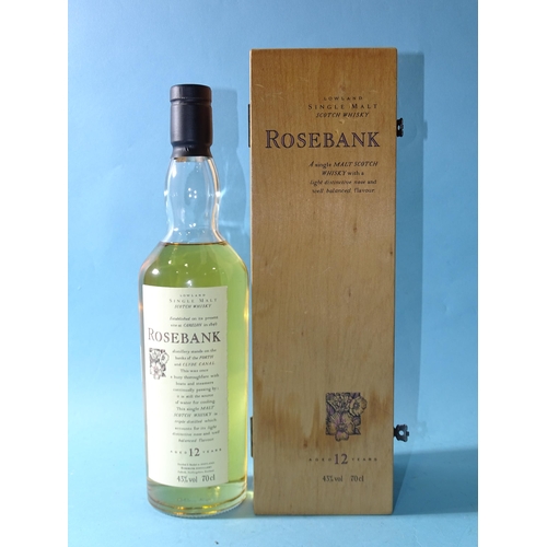 239 - Rosebank 'Flora & Fauna' Lowland Single Malt Scotch Whisky, Aged 12 years, 43% vol 70cl, in orig... 