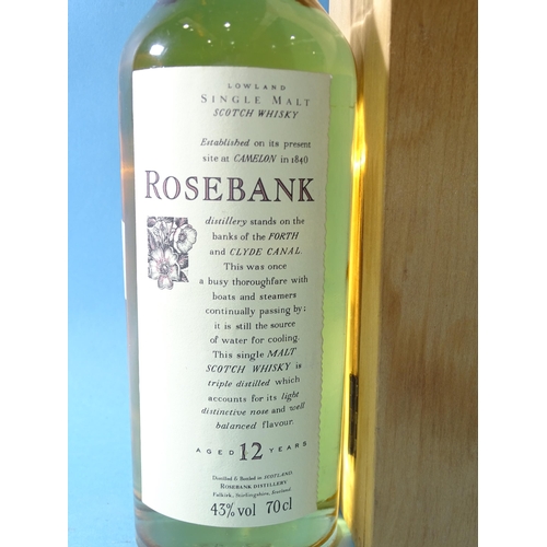 239 - Rosebank 'Flora & Fauna' Lowland Single Malt Scotch Whisky, Aged 12 years, 43% vol 70cl, in orig... 