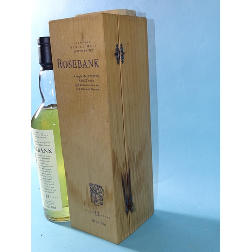 239 - Rosebank 'Flora & Fauna' Lowland Single Malt Scotch Whisky, Aged 12 years, 43% vol 70cl, in orig... 