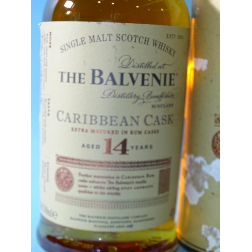 241 - The Balvenie Single Malt Scotch Whisky Caribbean Cask, Aged 14 years, 43% vol, 70cl, in cardboard sl... 