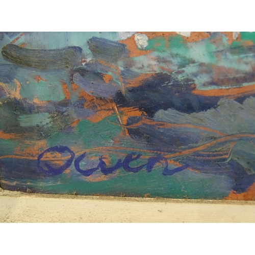 26 - John V Owen (1928-2020) CONCARNEAU REGATTA Signed oil on board, titled verso, 35 x 92cm.... 