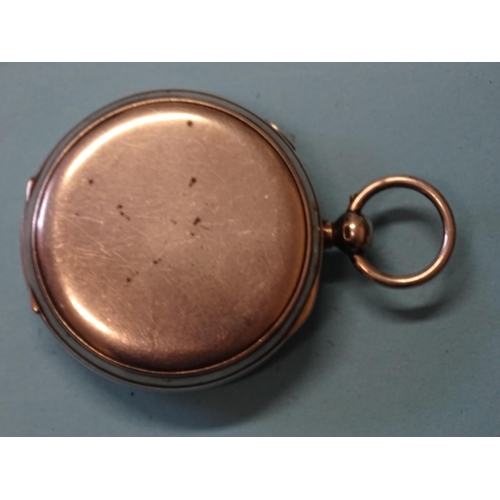 255 - A late-Victorian silver-cased centre seconds chronograph lever pocket watch, the white enamel dial w... 