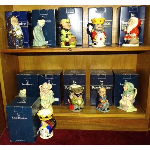 103 - A collection of eleven Royal Doulton character jugs, including 