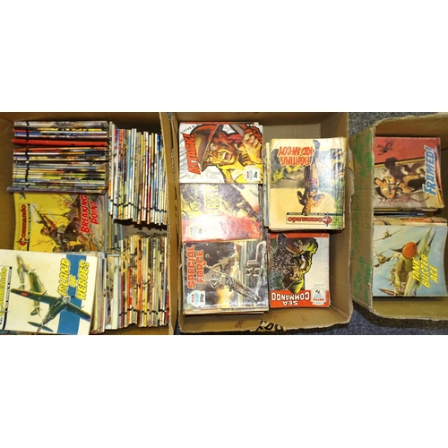 120 - A large collection of war comics: Commando (251), War Picture Library (68) and Battle Picture Librar... 