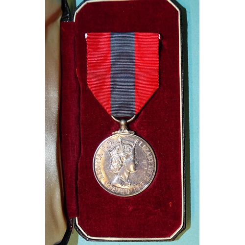 178 - An Imperial Service medal, Edward VIIR Star, (cased), awarded to Charles Thomas Barrett, with LSO le... 