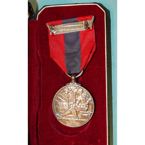 178 - An Imperial Service medal, Edward VIIR Star, (cased), awarded to Charles Thomas Barrett, with LSO le... 