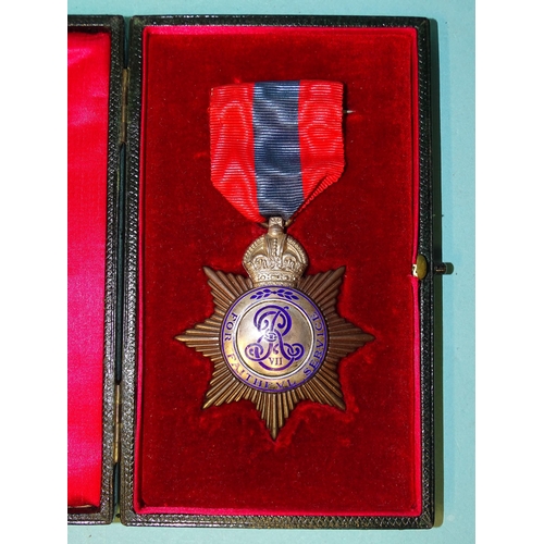 178 - An Imperial Service medal, Edward VIIR Star, (cased), awarded to Charles Thomas Barrett, with LSO le... 