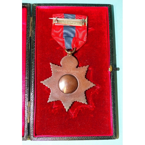 178 - An Imperial Service medal, Edward VIIR Star, (cased), awarded to Charles Thomas Barrett, with LSO le... 