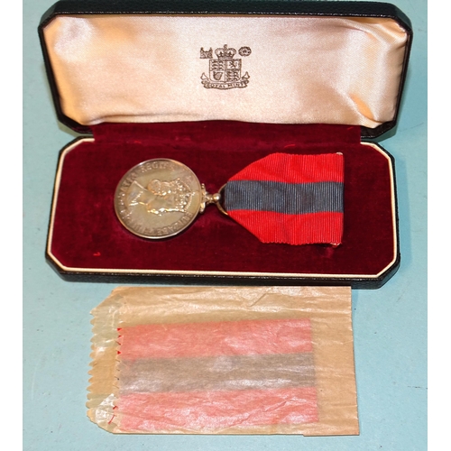 178 - An Imperial Service medal, Edward VIIR Star, (cased), awarded to Charles Thomas Barrett, with LSO le... 