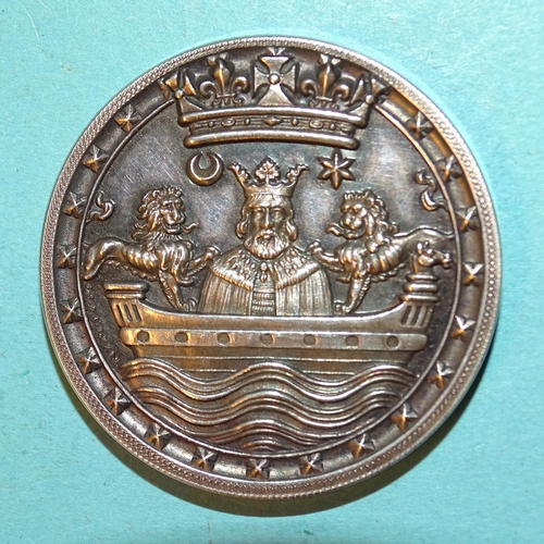 184 - The Royal Dart Yacht Club presentation medal, undated, by JS & AB Wyon, 38mm, (cased), a Plymout... 