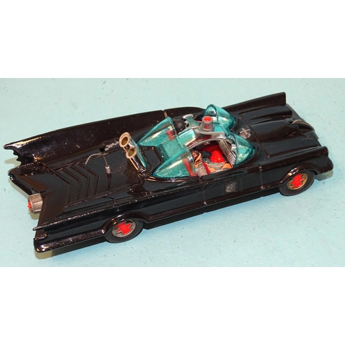 243 - Corgi Toys, no.267 Batmobile, boxed with figures, four rockets in pocket, operating instructions and... 