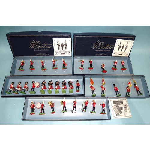 289 - Britains, Ceremonial Collection, five boxed sets: 92, 154, 157 (x2) and one other, (5).... 