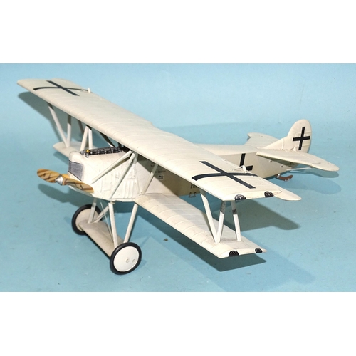 337 - John Jenkins Designs, Fokker DVII, tan/white, Lt Udet, (boxed, slight water damage to box).... 