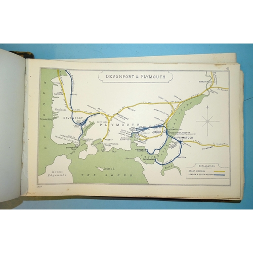 376 - Railway Clearing House Official Railway Junction Diagrams, 1915, including supplements for 1920 and ... 