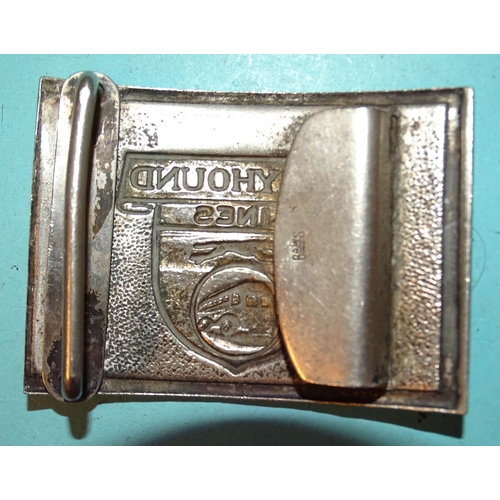 457 - A Richmond Lines Greyhound Bus buckle marked 