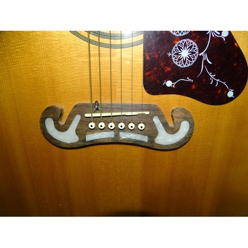 460 - An acoustic guitar by Epiphone, model EJ-200/N, serial no.0806233940.