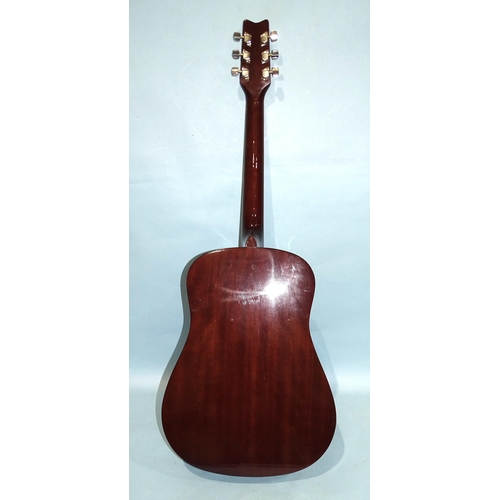 461 - A George Washburn acoustic guitar, model D10M, serial no.S206000023.