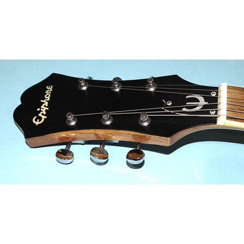 462 - An Epiphone Casino NA semi-acoustic guitar, in fitted case, serial no.EE08071386.