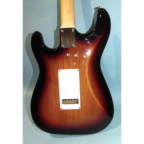 464 - A G&L Tribute Series S-500 Sunburst electric guitar, made in Indonesia, no.071124121.... 