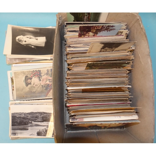 88 - Approximately 680 postcards, topographical, children, glamour, etc.