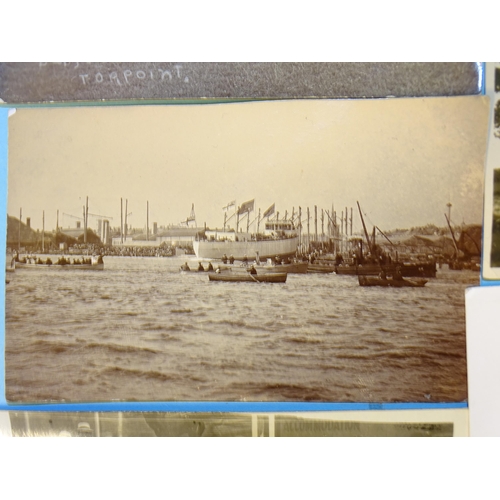 91 - An RP postcard of the launch of HMS Minotaur, Devonport Dockyard, June 6th 1906, the first ship laun... 