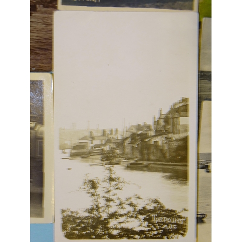 91 - An RP postcard of the launch of HMS Minotaur, Devonport Dockyard, June 6th 1906, the first ship laun... 