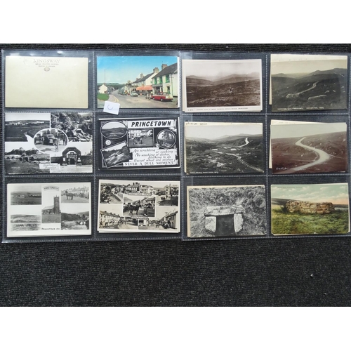 80 - Fifty-three postcards of Princetown and Dartmoor, including a WR Gay RP of Devil's Bridge.... 