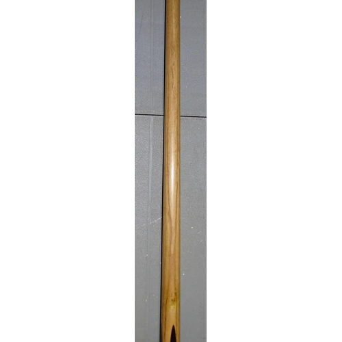 362 - A Burroughes/Watts Burwat Champion cue, handmade in ash and ebony, 17oz, 58'', no.292526, (in case).... 