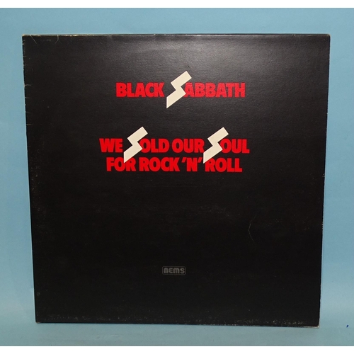 483 - Black Sabbath: a collection of nine albums: Black Sabbath (2nd pressing), Paranoid, Master of Realit... 