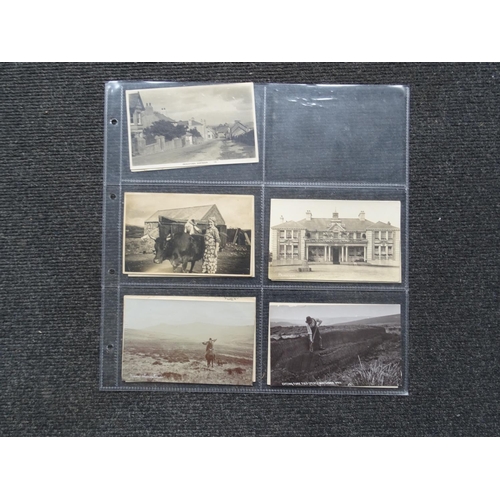 101 - Thirty-five postcards of Princetown and Dartmoor, including five RP cards by WR Gay and others by Ch... 