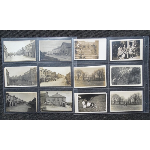 102 - Forty-seven postcards of Princetown and area, including Tor Royal, Two Bridges Road, many by Chapman... 