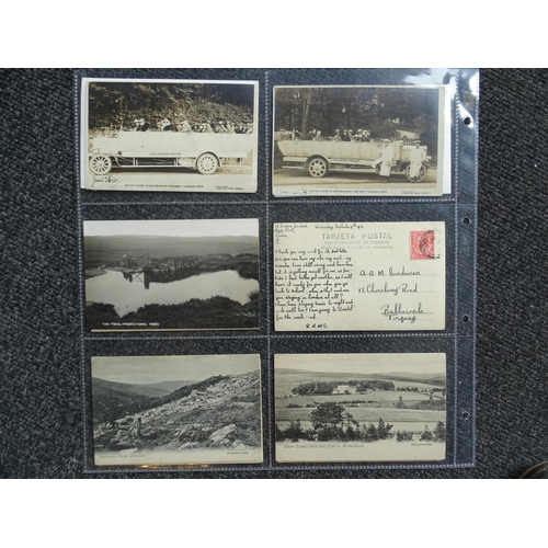 105 - Thirty-three postcards of Princetown and Dartmoor, including a 1906 Parliamentary Election vote requ... 